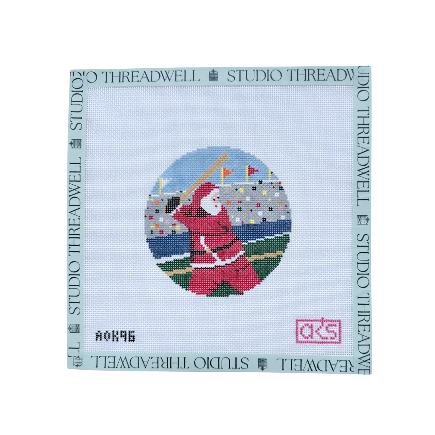 Sporty Santa Ornament: Baseball Santa