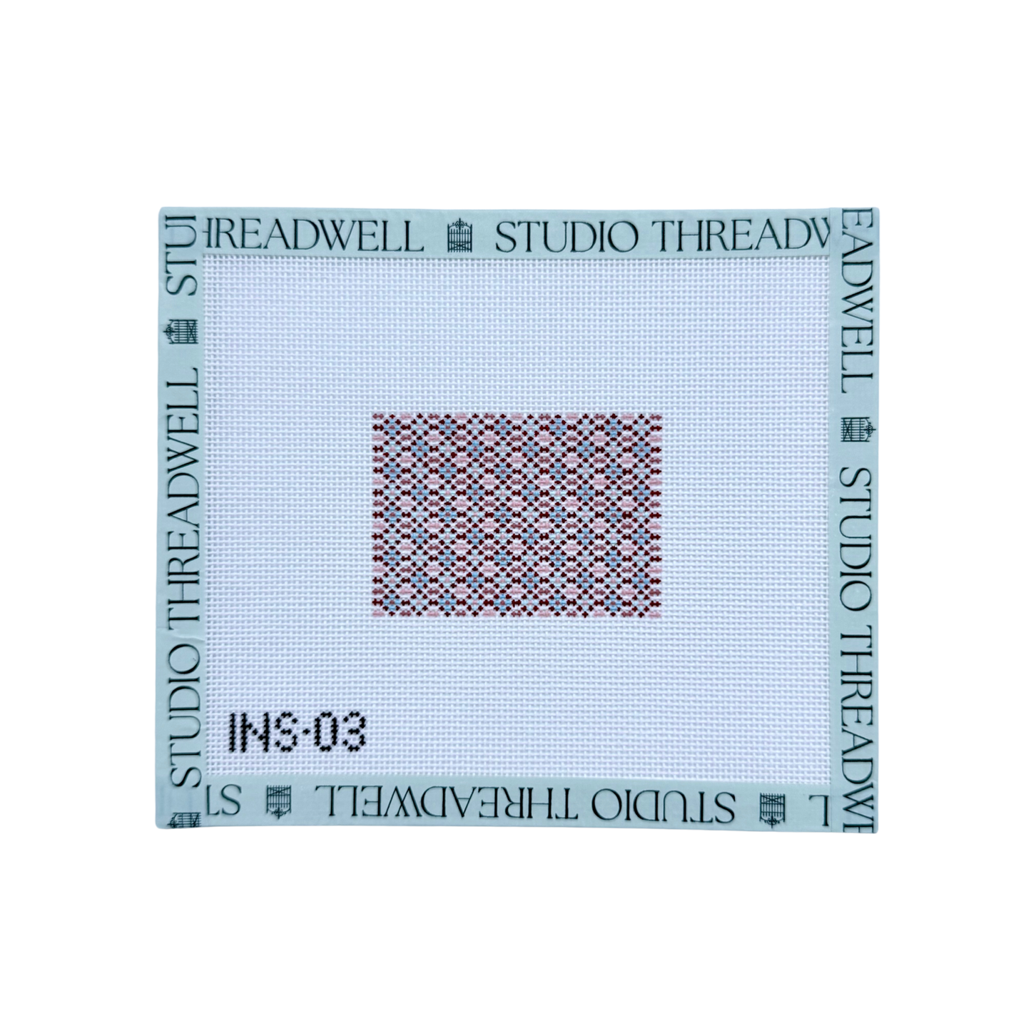 Pink and Blue Mosaic Tile Insert