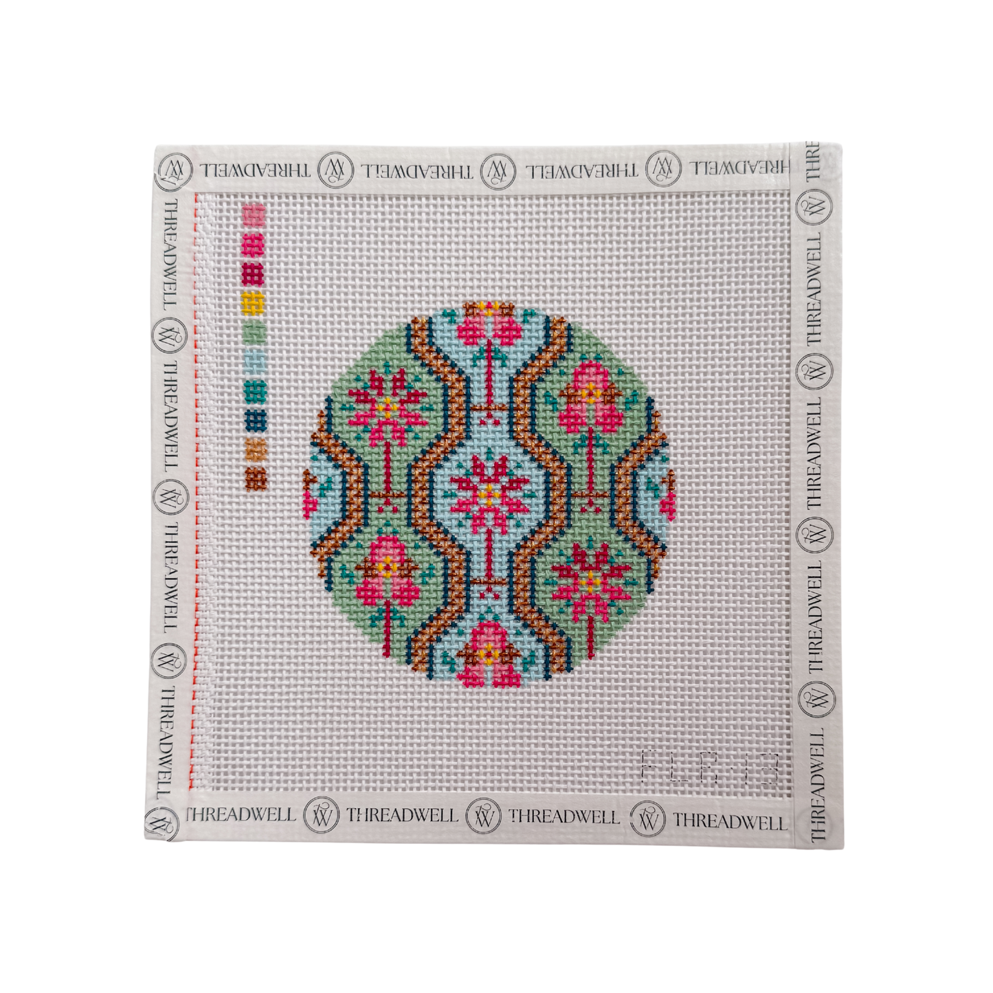 Floral Line Round