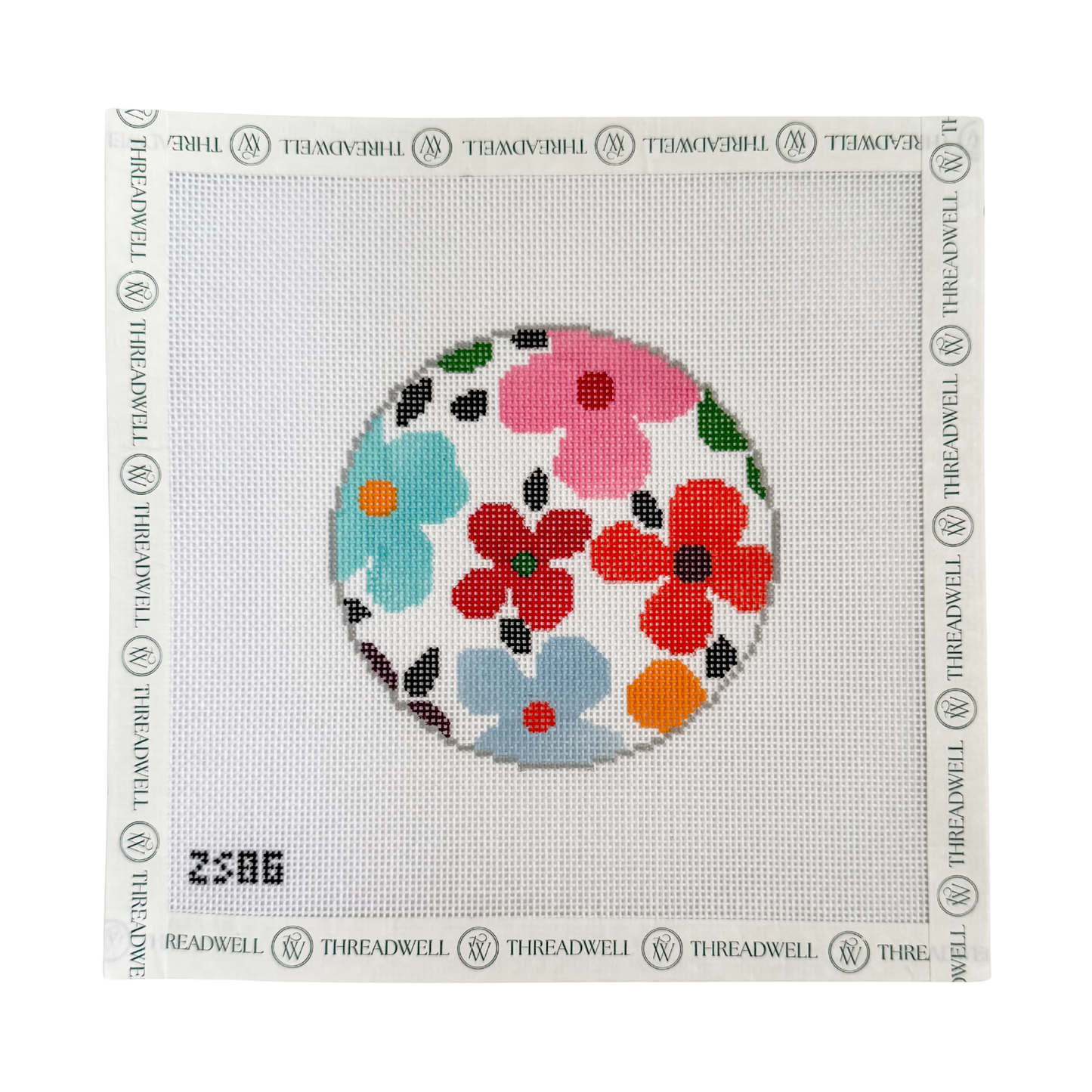 Flower Power Rainbow Round