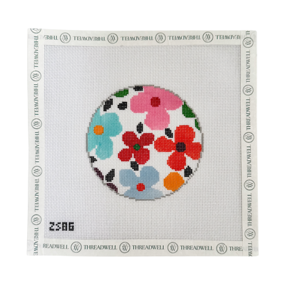 Flower Power Rainbow Round