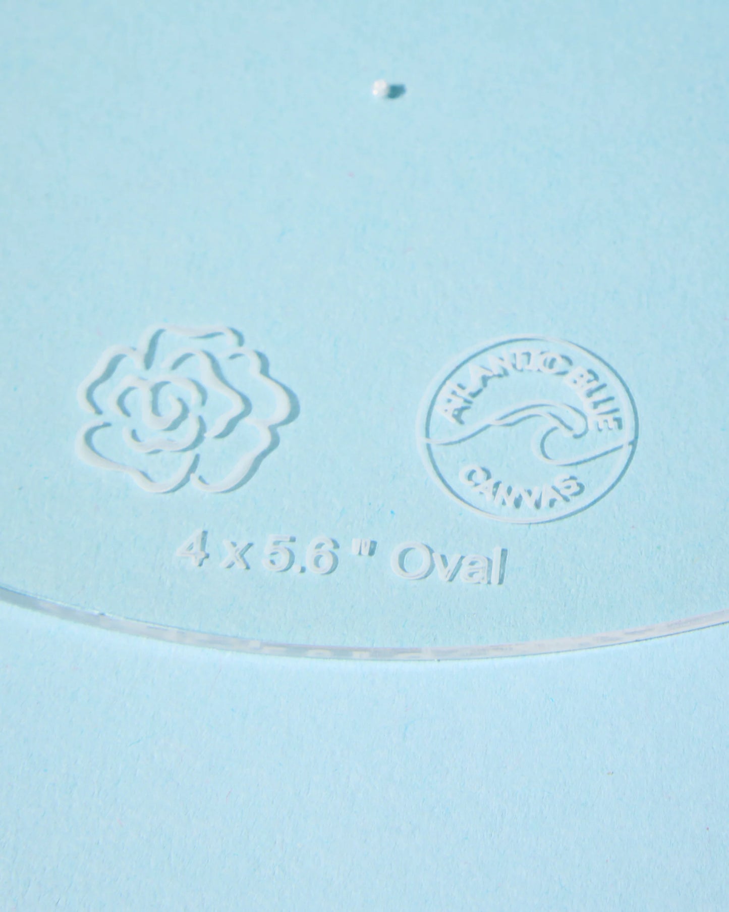 Acrylic Oval Stencil
