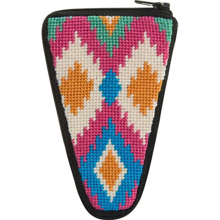 Stitch & Zip: Ikat Scissor Case