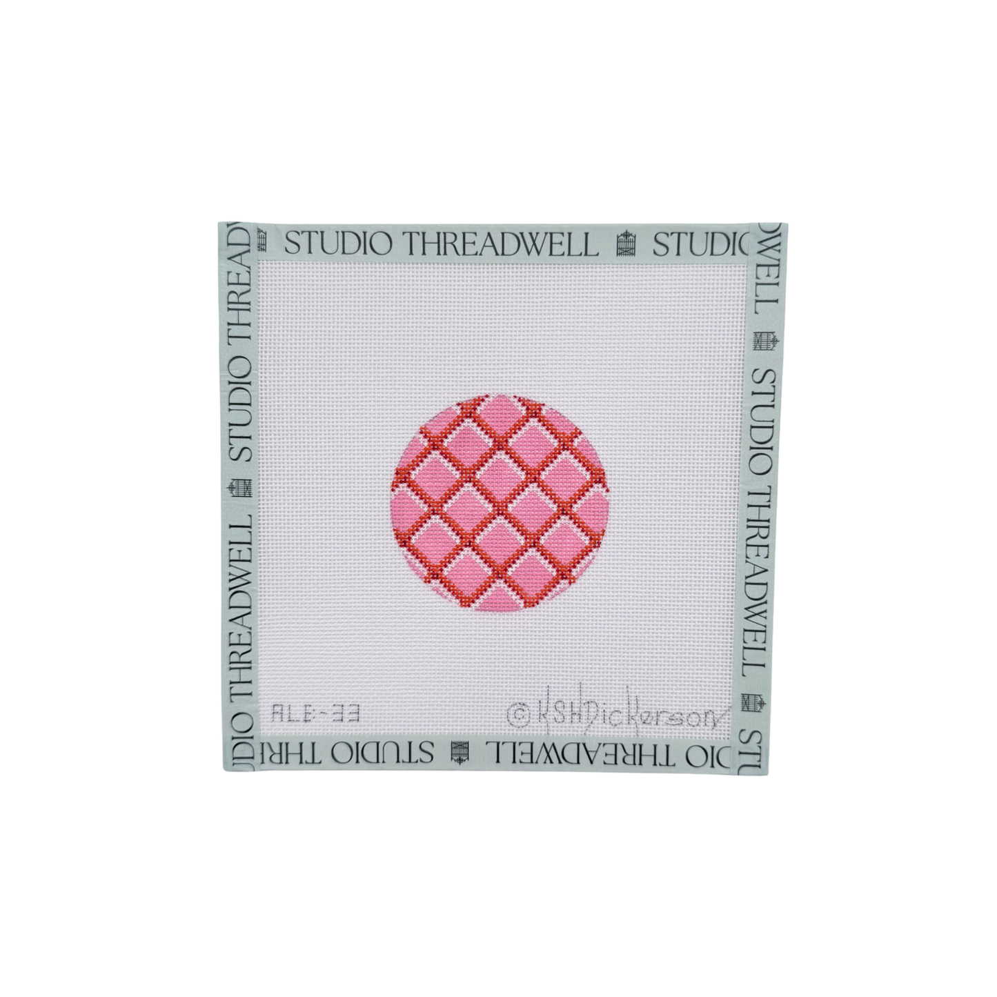 Pink with Orange Criss Cross