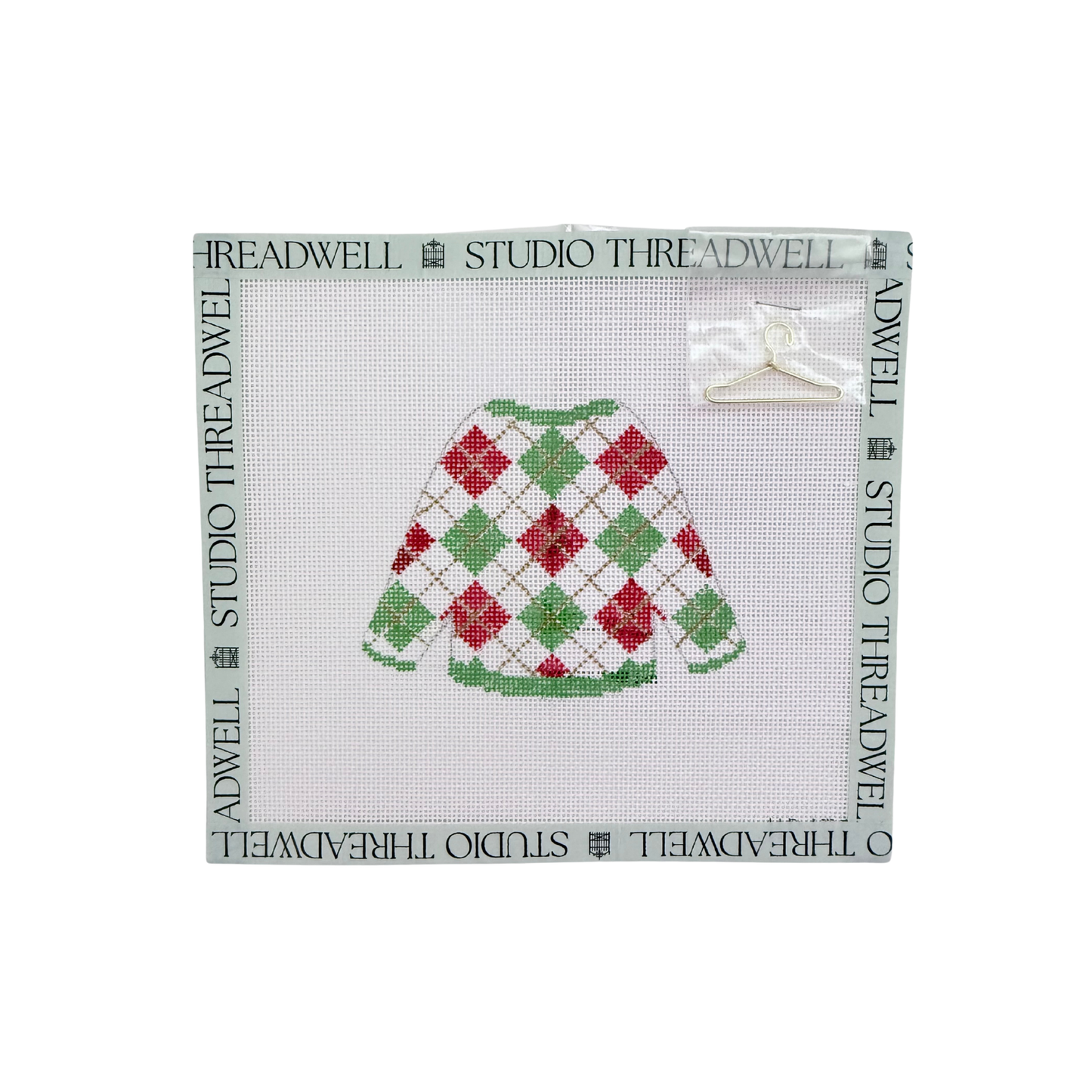 Sweater Argyle with Stitch Guide