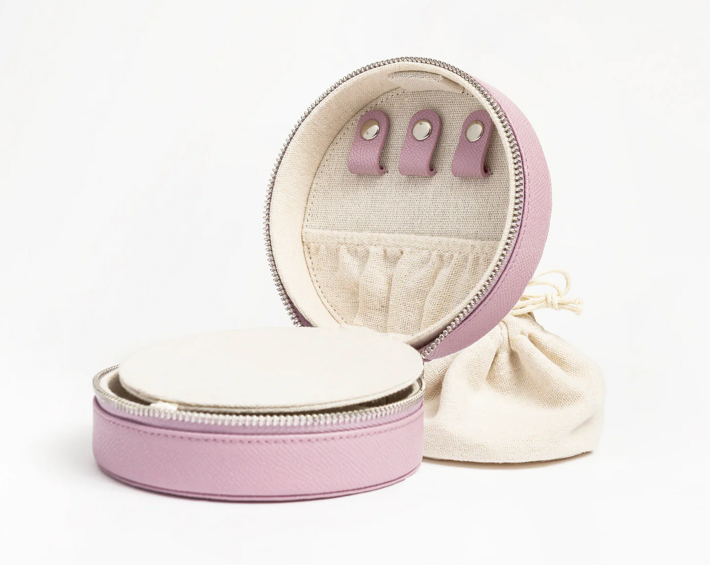 5" Round Self Finishing Jewelry Box