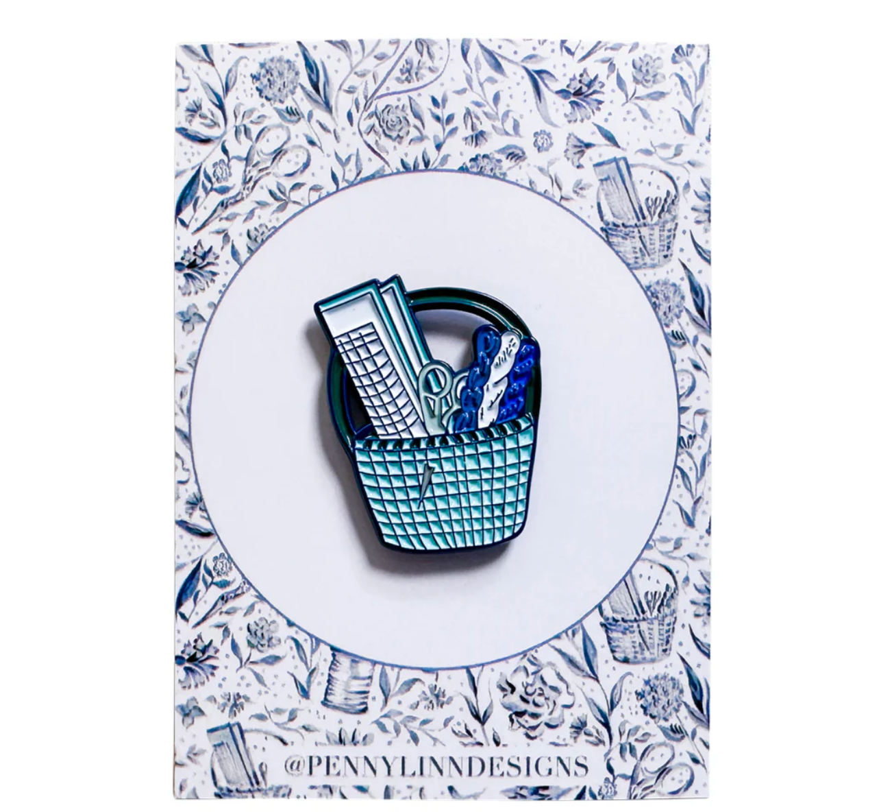 Needlepoint Basket Needle Minder