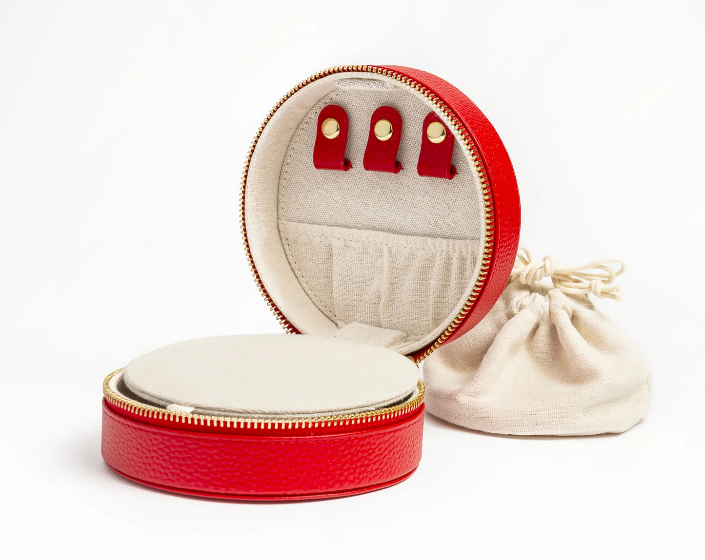 5" Round Self Finishing Jewelry Box