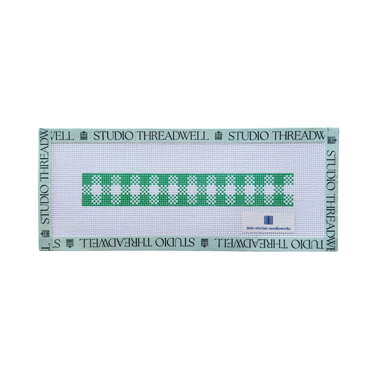 Woven Gingham Key Fob