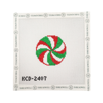 3" Red and Green Mint