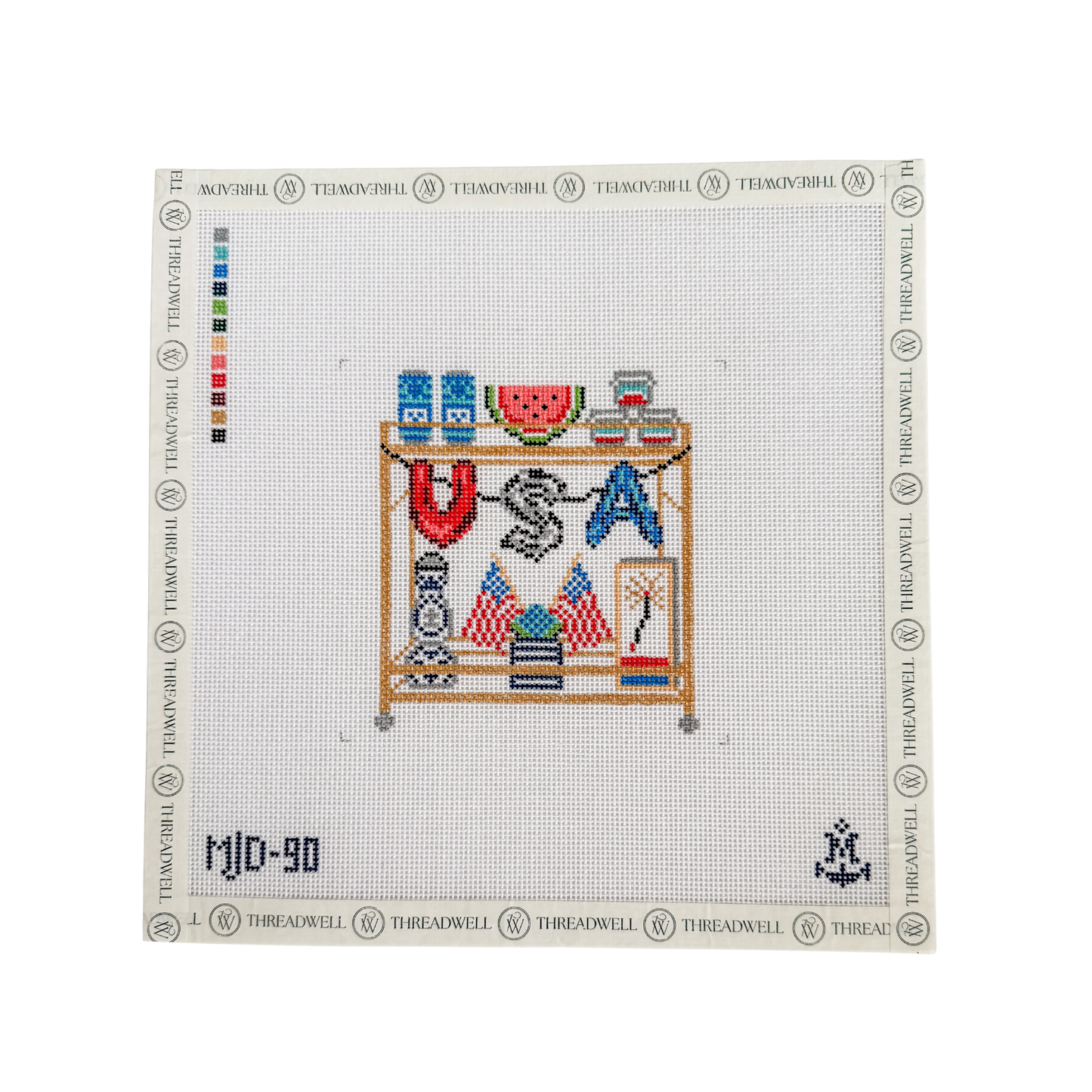 4th of July Bar Cart