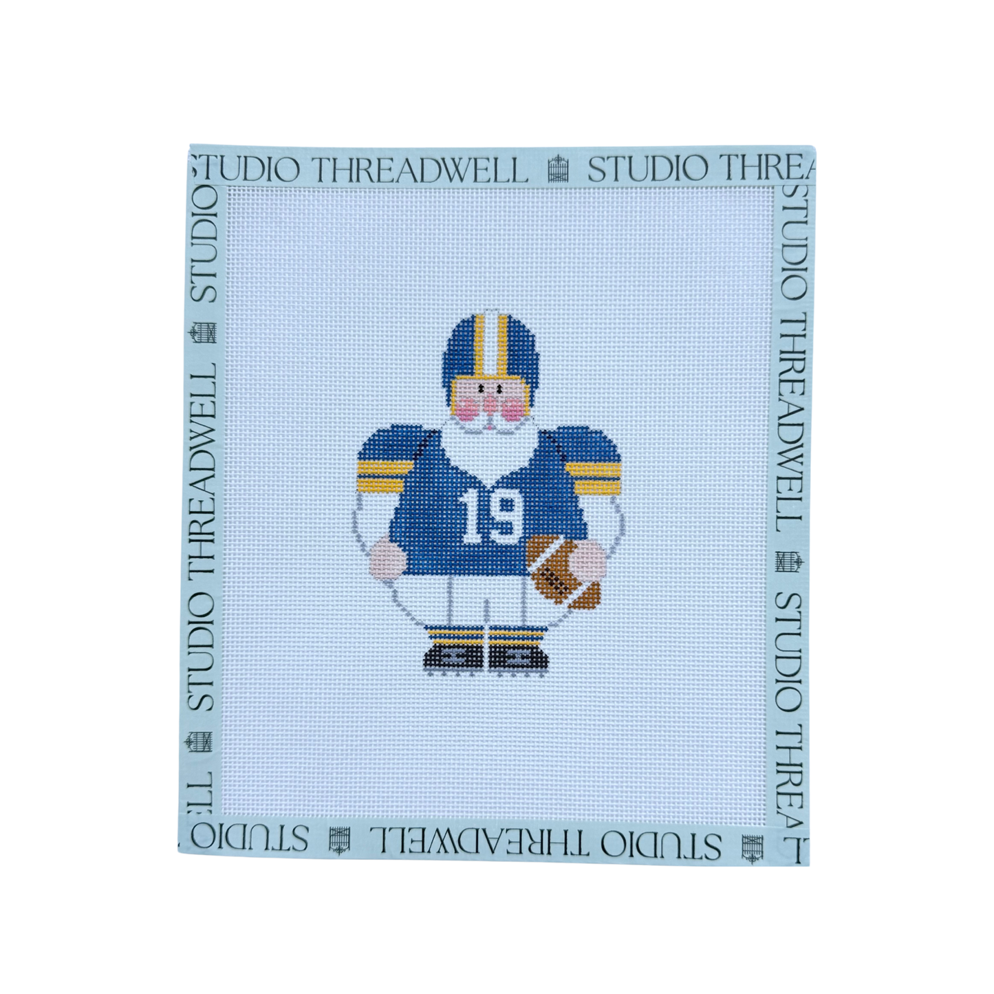 Santa Football: Blue and Gold