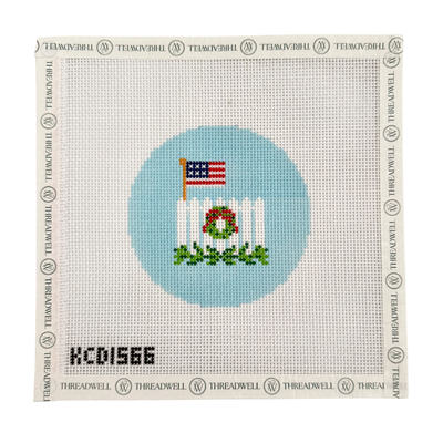 Flag and Picket Fence Round