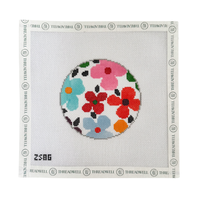 Flower Power Rainbow Round