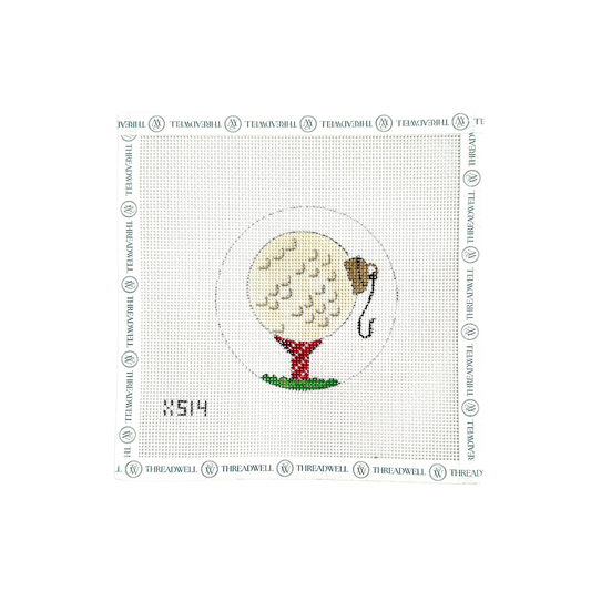 Golf Ball & Tee Ornament