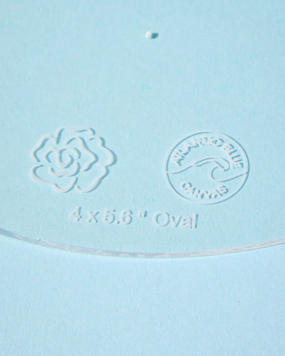 Acrylic Oval Stencil