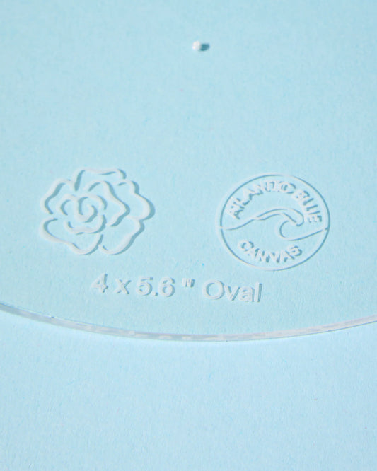 Acrylic Oval Stencil