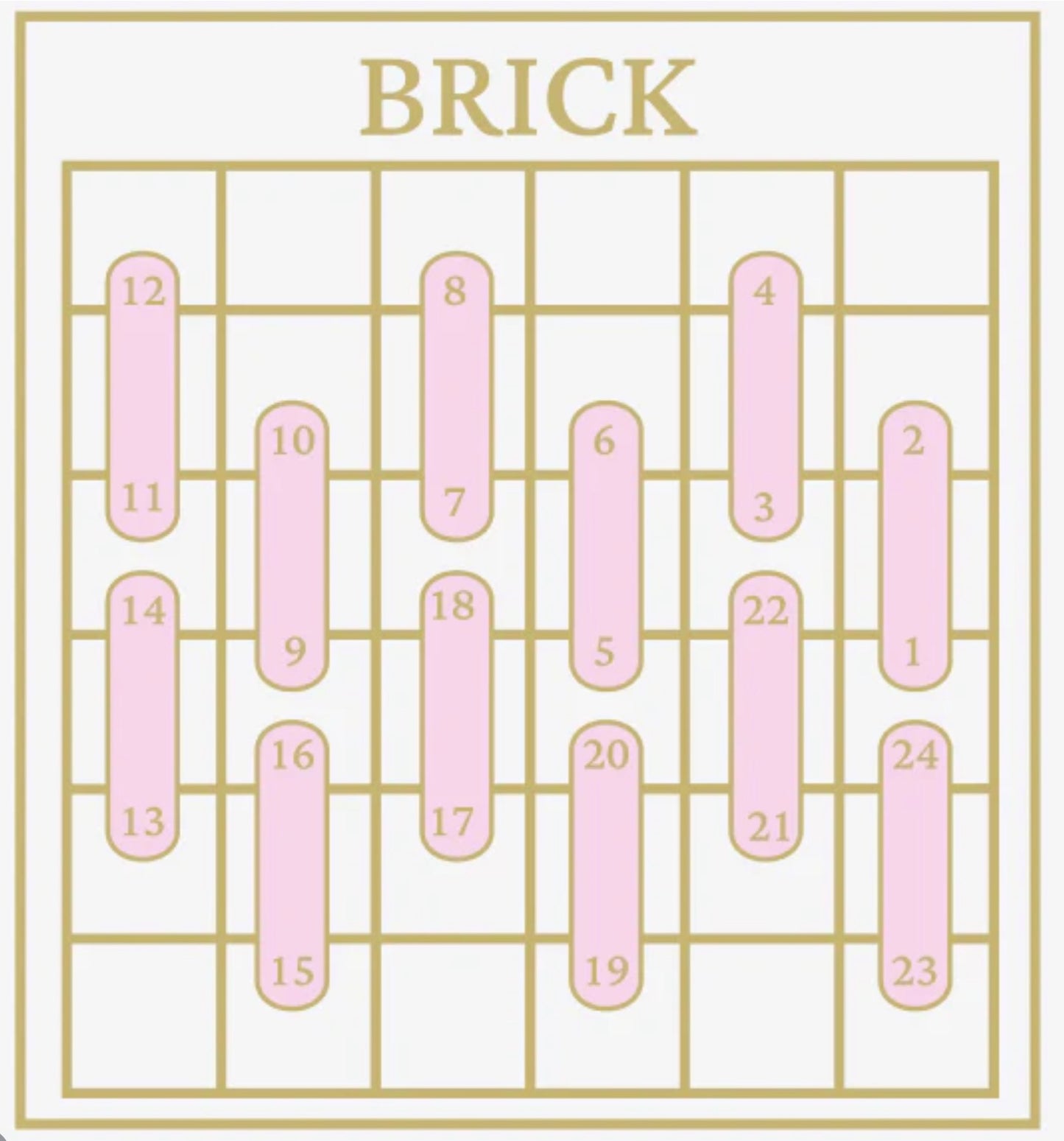 Brick Stitch Needle Minder