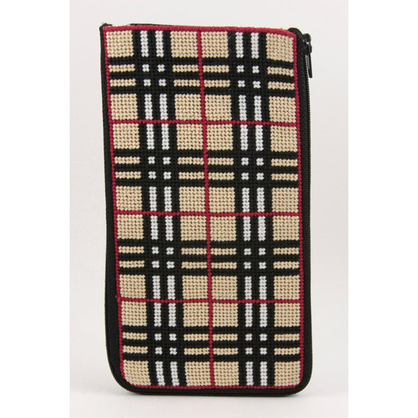 Stitch & Zip: Plaid Eyeglass Case