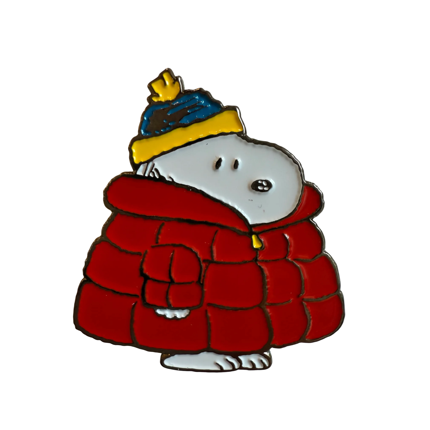 Snoopy Red Puffer Coat Needle Minder