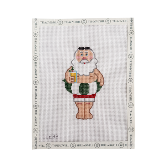 Swimming Santa