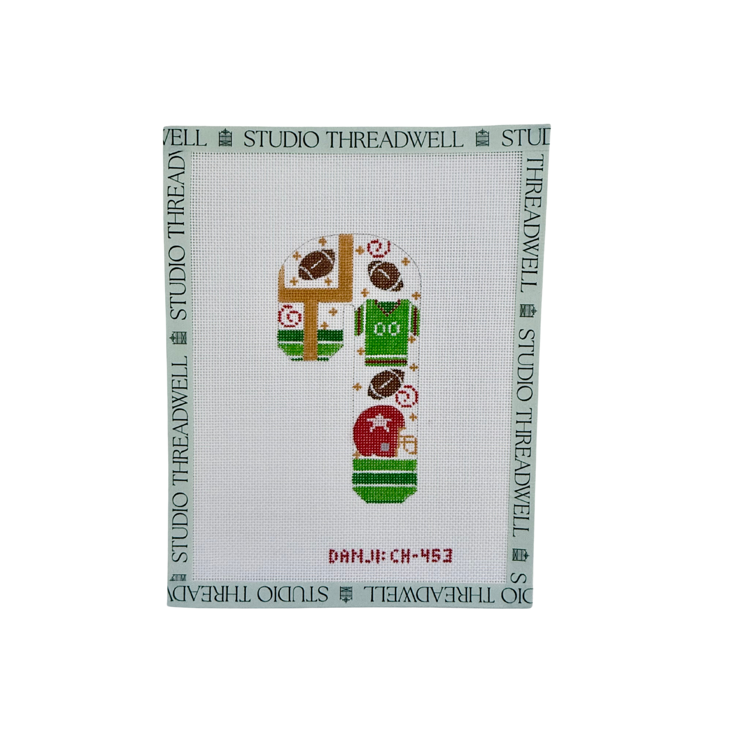 Football Candy Cane