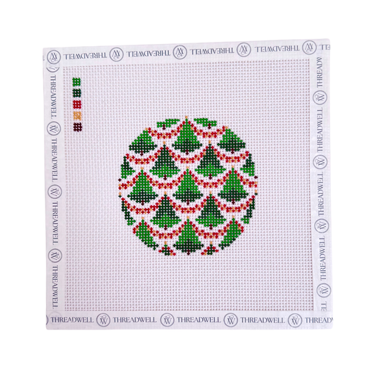 Bargello Christmas Tree Ornament