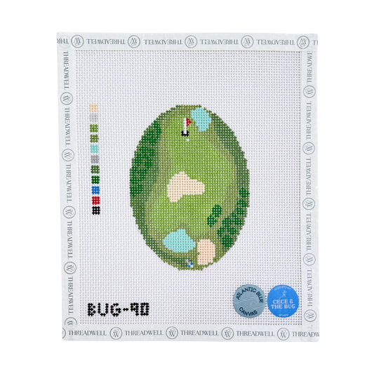 Golf From Above Oval