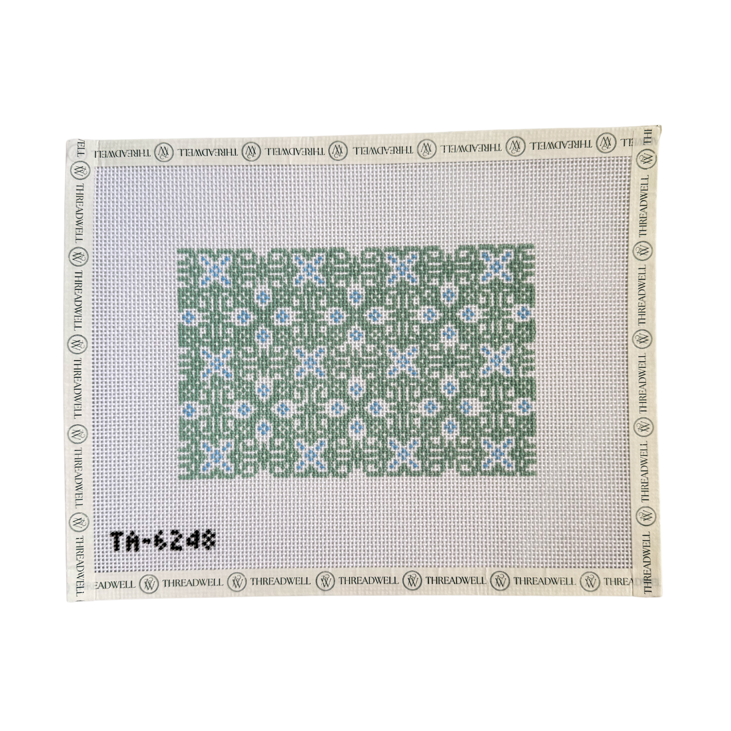 Southwestern Folk Canvas- Green