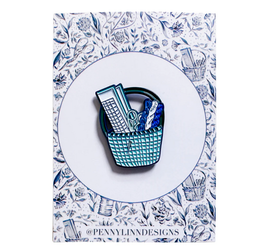 Needlepoint Basket Needle Minder