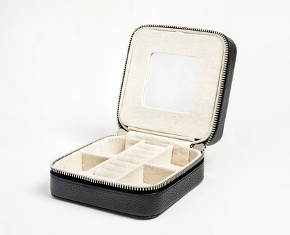 5" Leather Jewelry Box